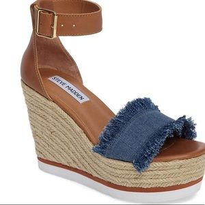 Steve Madden Denim Wedges